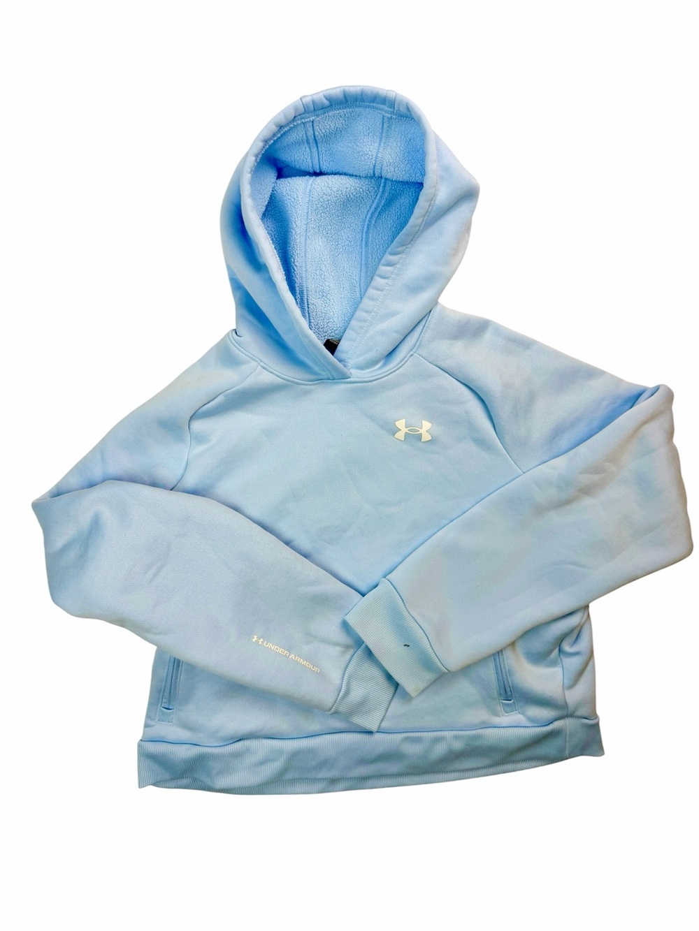 Under Armour Light Blue Kids Hooded Sweatshirt
